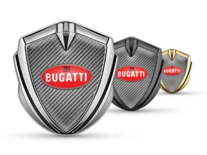 Bugatti Autoabzeichen Robustes Stilvolles Metallfinish
